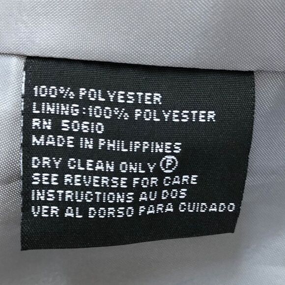 Kasper for ASL Vintage Gray Short Sleeve Double Breasted Skirt Suit Size 12 - Picture 12 of 15